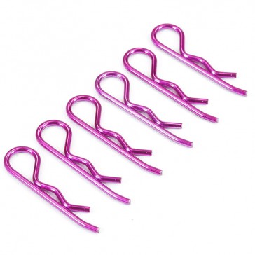 METALLIC PURPLE LARGE CLIPS