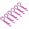 METALLIC PURPLE LARGE CLIPS