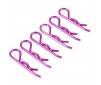 METALLIC PURPLE LARGE CLIPS