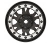 IMPULSE 1.9" BLK/SIL PLASTIC INTERNAL BEADLOC WHEEL