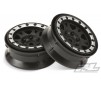 DISC.. IMPULSE 1.9" BLK/SIL PLASTIC INTERNAL BEADLOC WHEEL
