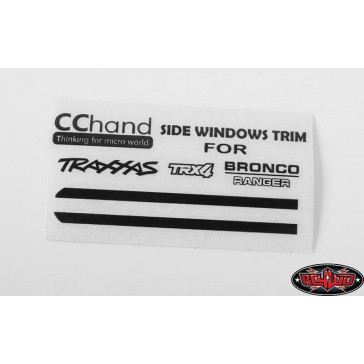Front Side Window Trim for Traxxas TRX-4 '79 Bronco Ranger
