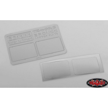 Mirror Decals for Traxxas TRX-4 '79 Bronco Ranger XLT