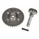 DISC.. AX30401 Heavy Duty Bevel Gear Set 36T/14T