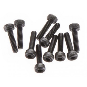 AX31066 Cap Head M2x8mm Black (10)