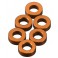 DISC.. AXA1351 Spacer 2x6mm Orange (6)