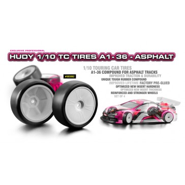 1/10 TC TIRES A1-36 - ASPHALT (4)