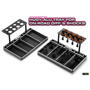 ALU TRAY FOR ON-ROAD DIFF & SHOCKS