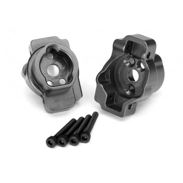 Portal drive axle mount, rear, 6061-T6 aluminum (charcoal gray-anodiz