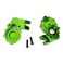 Portal housings, inner (front), 6061-T6 aluminum (green-anodized) (2)