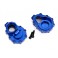 Portal housings, inner (rear), 6061-T6 aluminum (blue-anodized) (2)/