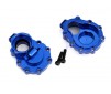 Portal housings, inner (rear), 6061-T6 aluminum (blue-anodized) (2)/