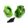 Portal drive axle mount, rear, 6061-T6 aluminum (green-anodized) (lef