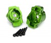 Portal drive axle mount, rear, 6061-T6 aluminum (green-anodized) (lef