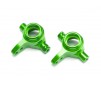 Steering blocks, 6061-T6 aluminum, left & right (green-anodize