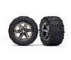 Tires & wheels, assembled, glued (2.8)  (RXT black chrome wheels, Tal