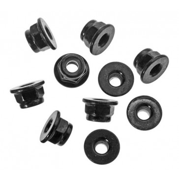 AXA1045 Nylon Locknut M4 Black (10)