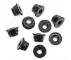 AXA1045 Nylon Locknut M4 Black (10)