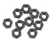 AXA1040 Thin Hex Nut M3 Black (10)