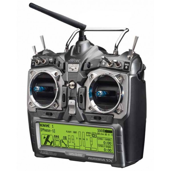 Hitec RCD Ensemble radio Hitec Aurora 9X avec récepteur Maxima 9 DE