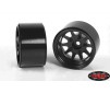 Deep Dish Wagon 1.55 Stamped Steel Beadlock Wheels (Black)