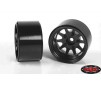 Deep Dish Wagon 1.55 Stamped Steel Beadlock Wheels (Black)