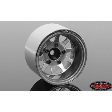 Deep Dish Wagon 1.55 Stamped Steel Beadlock Wheels (Clear)