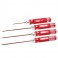 Hex Driver Set .050x60mm: 063:078:093x120mm - 4Pcs