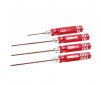 Hex Driver Set .050x60mm: 063:078:093x120mm - 4Pcs