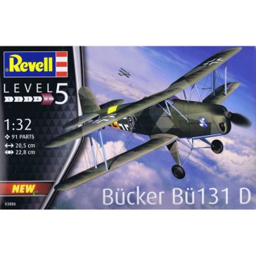 DISC.. Biplan Bücker Bü131 Jungmann 1:32