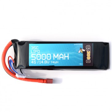 Batterie Lipo 4S 14.8v 5000mAh 35C (33 x 47 x 155mm - 520g)