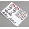 DISC.. Decal Set, P3 60cc ARF