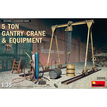 5 Ton Gantry Crane and Equip.  1/35