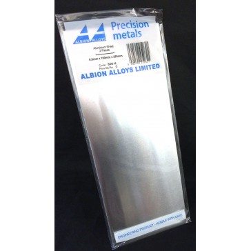 Aluminium Sheet 100x250x0.8 mm 2p.