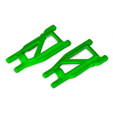 Suspension arms, green, front/rear (left & right) (2) (heavy duty, co