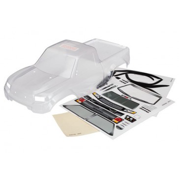 Body, TRX-4 Sport (clear, trimmed, die-cut for LED light kit, require