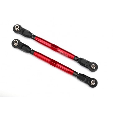 Toe links, front, Unlimited Desert Racer (TUBES red-anodized, 7075-T6