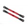 Toe links, front, Unlimited Desert Racer (TUBES red-anodized, 7075-T6