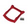 Skid plate, roof (body)/ 3x12mm CS (4) RED