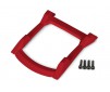 Skid plate, roof (body)/ 3x12mm CS (4) RED