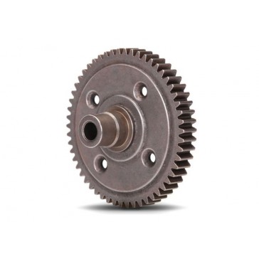 Spur gear, steel, 54-tooth (0.8 metric pitch, compatible with 32-pitc