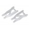 DISC.. Suspension arms, white, front/rear (left & right) (2) (heavy d