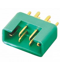 Fiche MPX M6-50  mâle verte haute int., 1pcs bluck