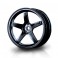 DISC.. Silver black 5 spokes wheel (+3) (4)