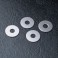 DISC.. Wheel hub spacer 0.5 (silver) (4)