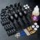 DISC.. TR56 Alum. damper set (black) (4)