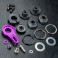 DISC.. Alum. 8-adjusting servo saver (purple)