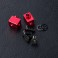 DISC.. Alum. short servo mount set (red)