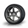 Silver grey TE wheel w/ AD realistic tire (4)