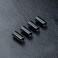 DISC.. Alum. Spacer 3X6X12 (black) (4)
